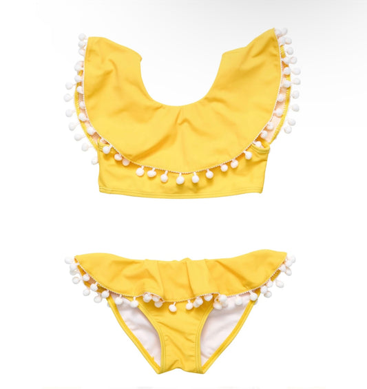 HELLO YELLOW FLOUNCE BIKINI