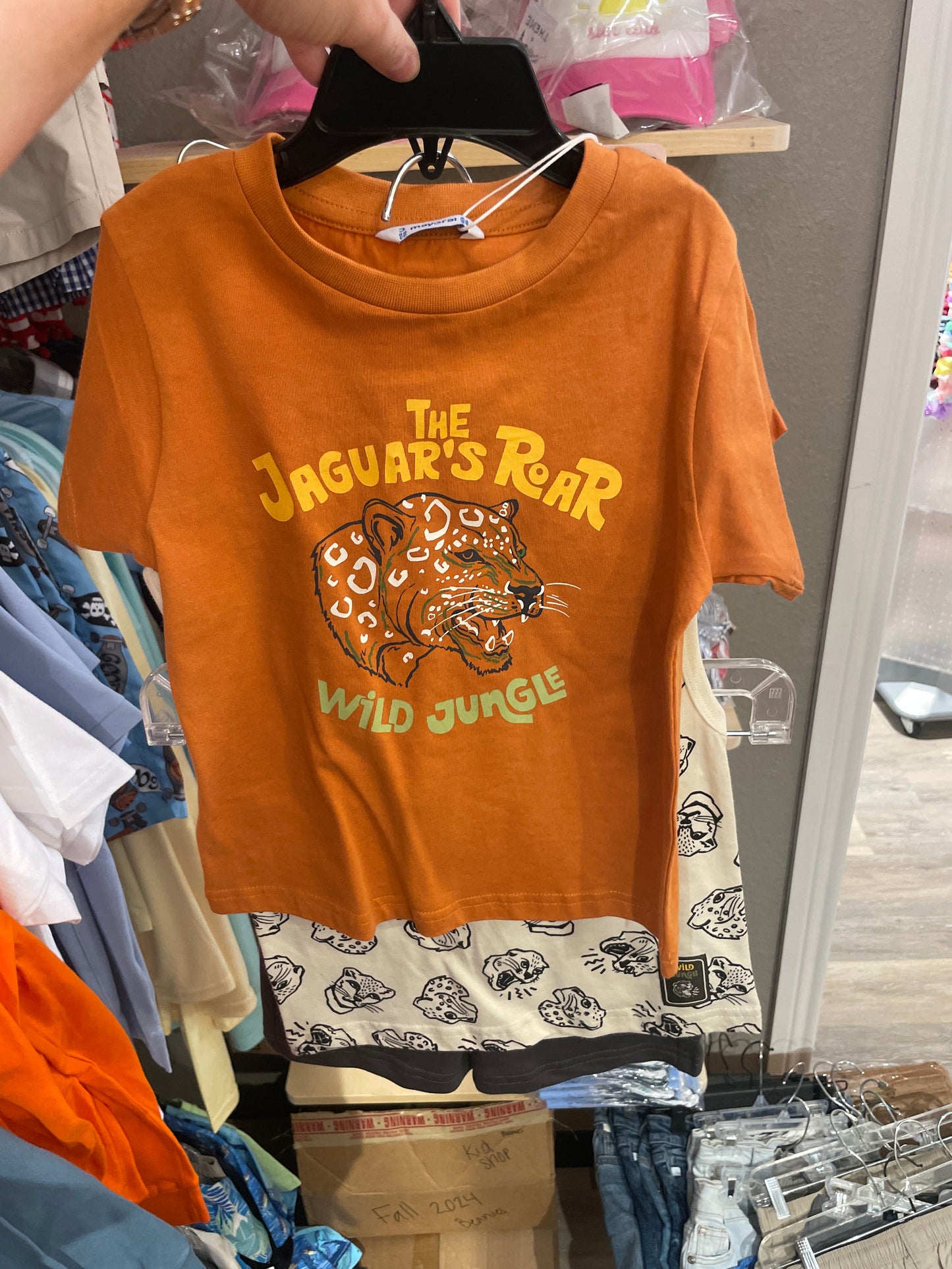 JAGUAR SHIRT AND SHORT SET