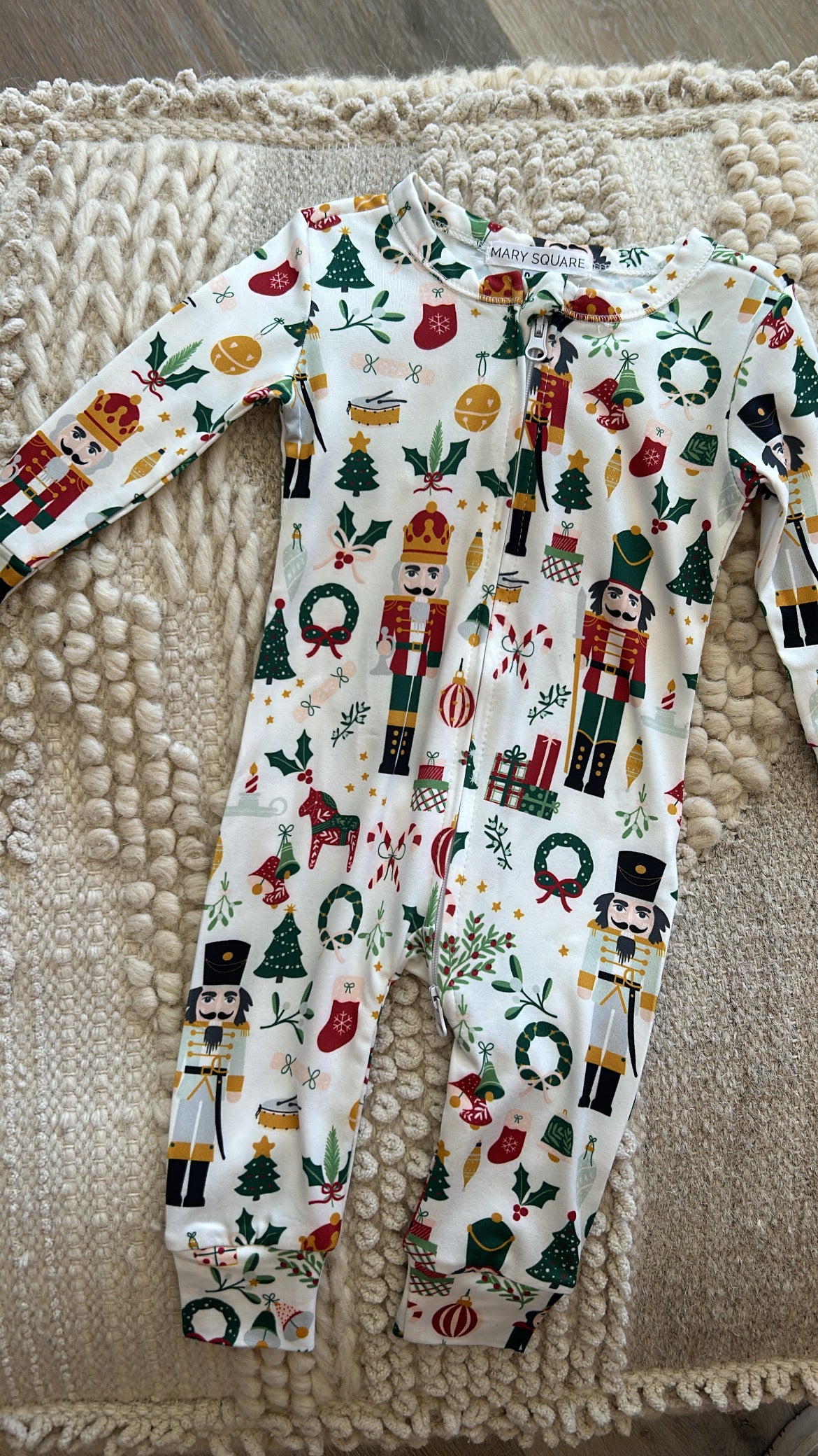 NUTCRACKER CHRISTMAS BABY PAJAMAS