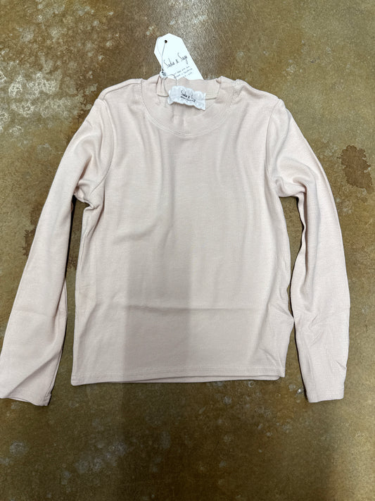 Tween Marshmallow Crewneck Top