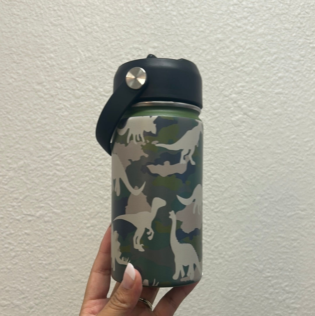 Kids 12oz bottle with a straw cap