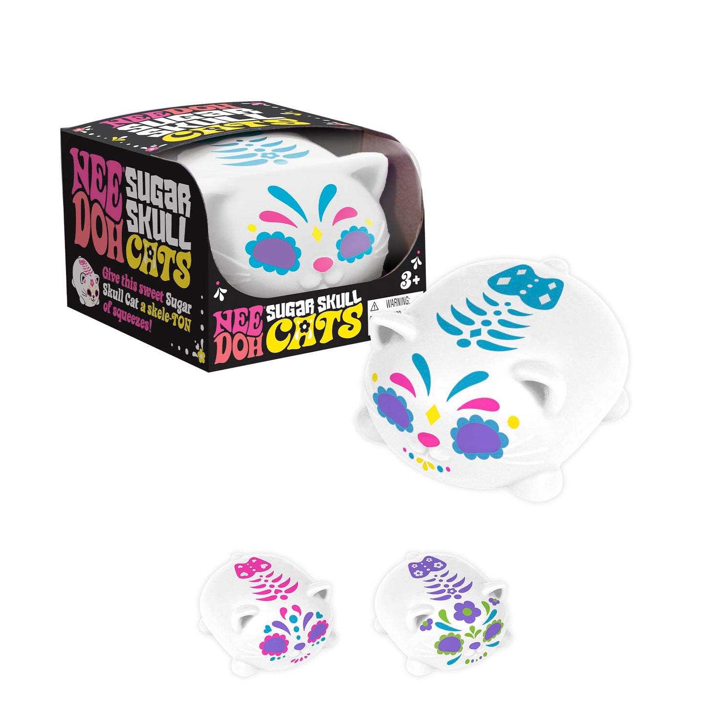 Sugar Skull Cool Cats NeeDoh