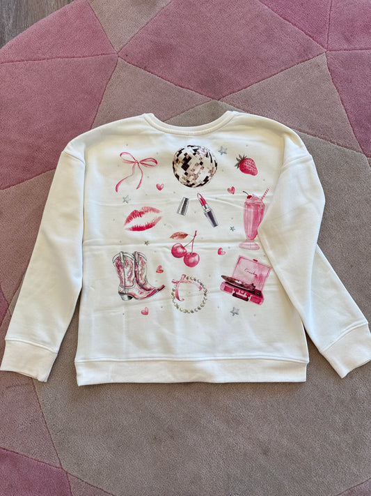 Things I Can't Live Without Icons Sweatshirt