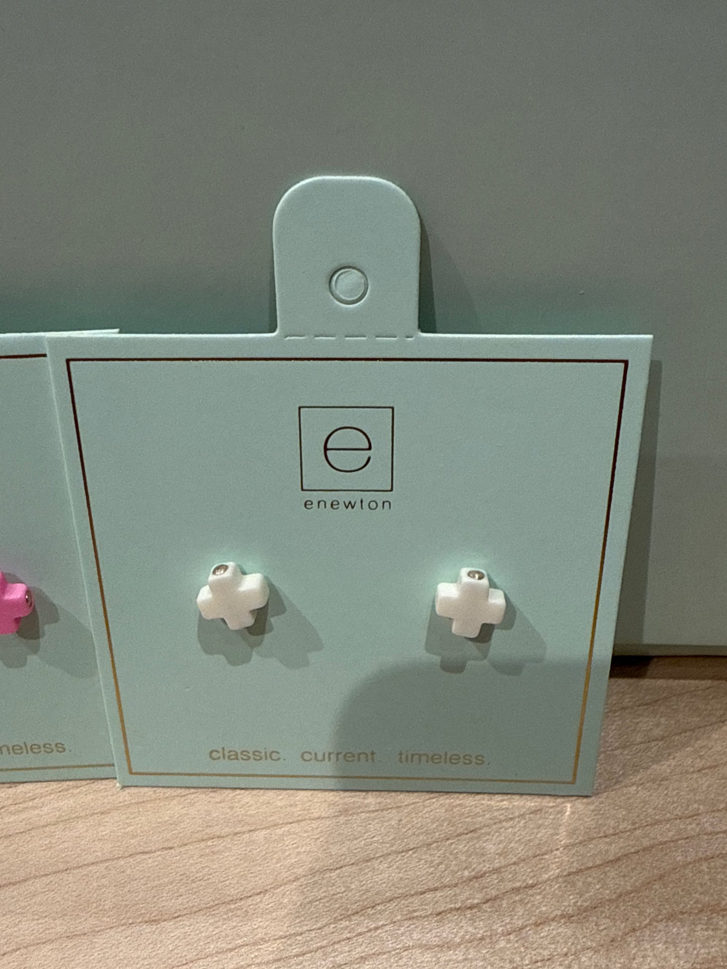 Signatuare Cross Stud Earrings