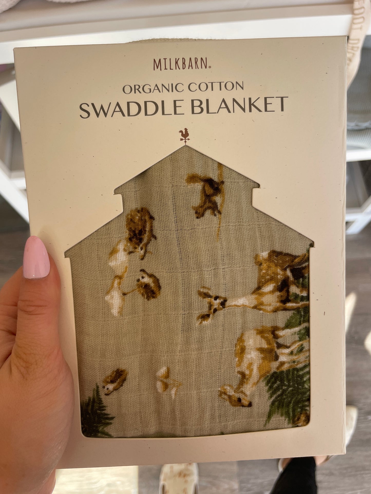 Organic Cotton Swaddle Forest Party
