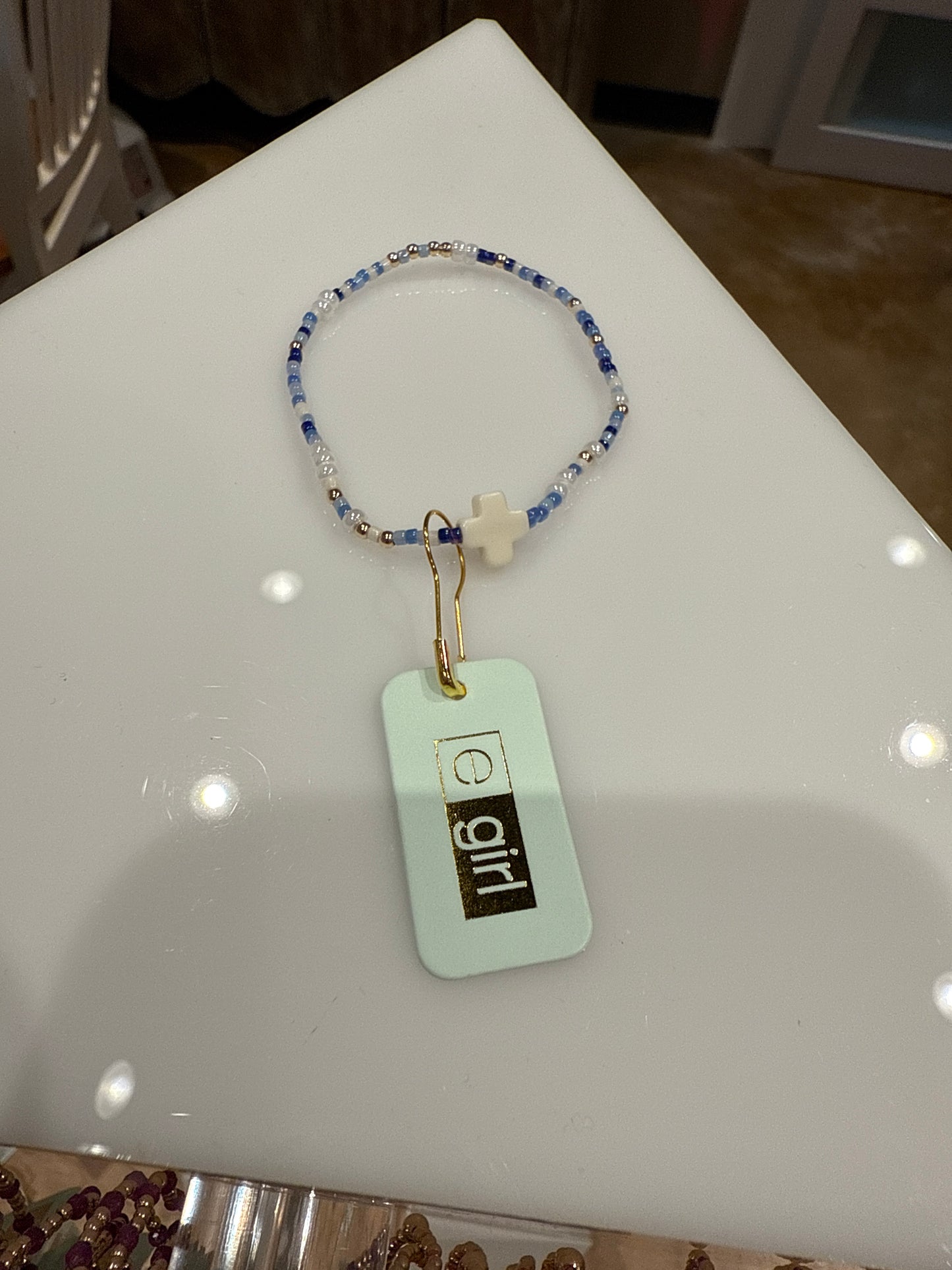 egirl Hope Unwritten Signature Cross Bracelet