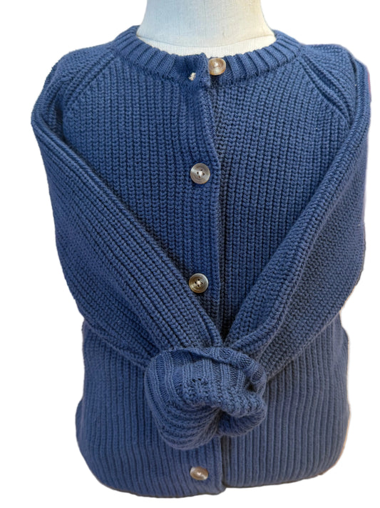 Navy Knit Cardigan