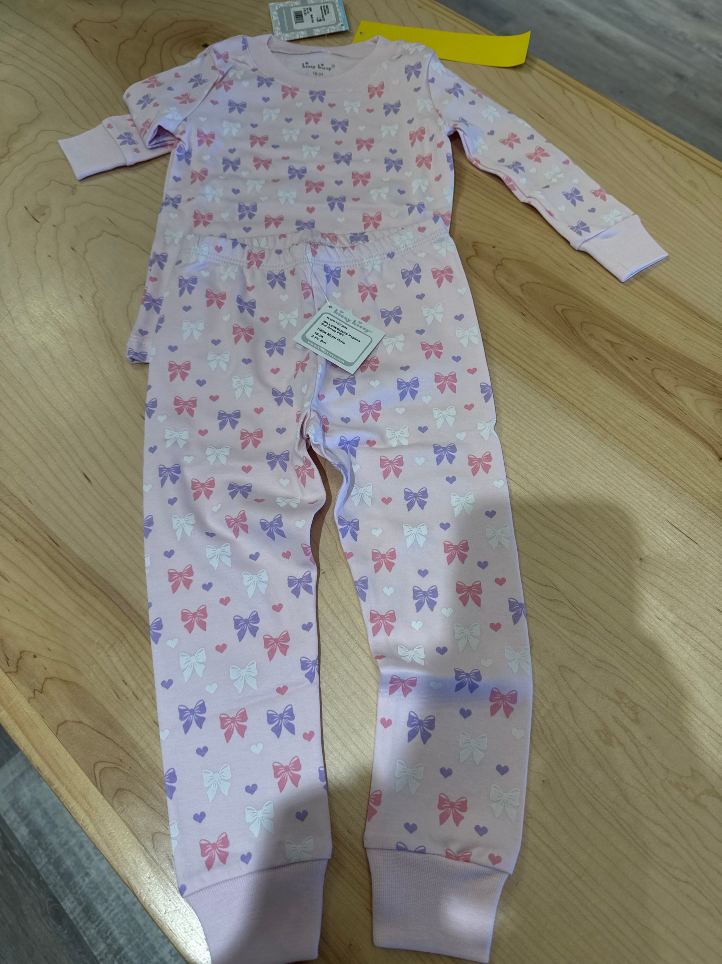 Bow w/ Hearts PJ Set