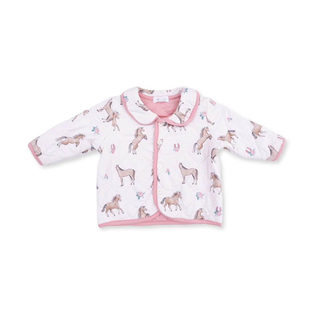 I Love Horses Quilted Jacket
