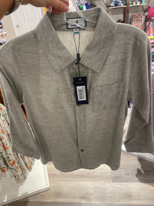 BREEZE SHIRT LS PEWTER