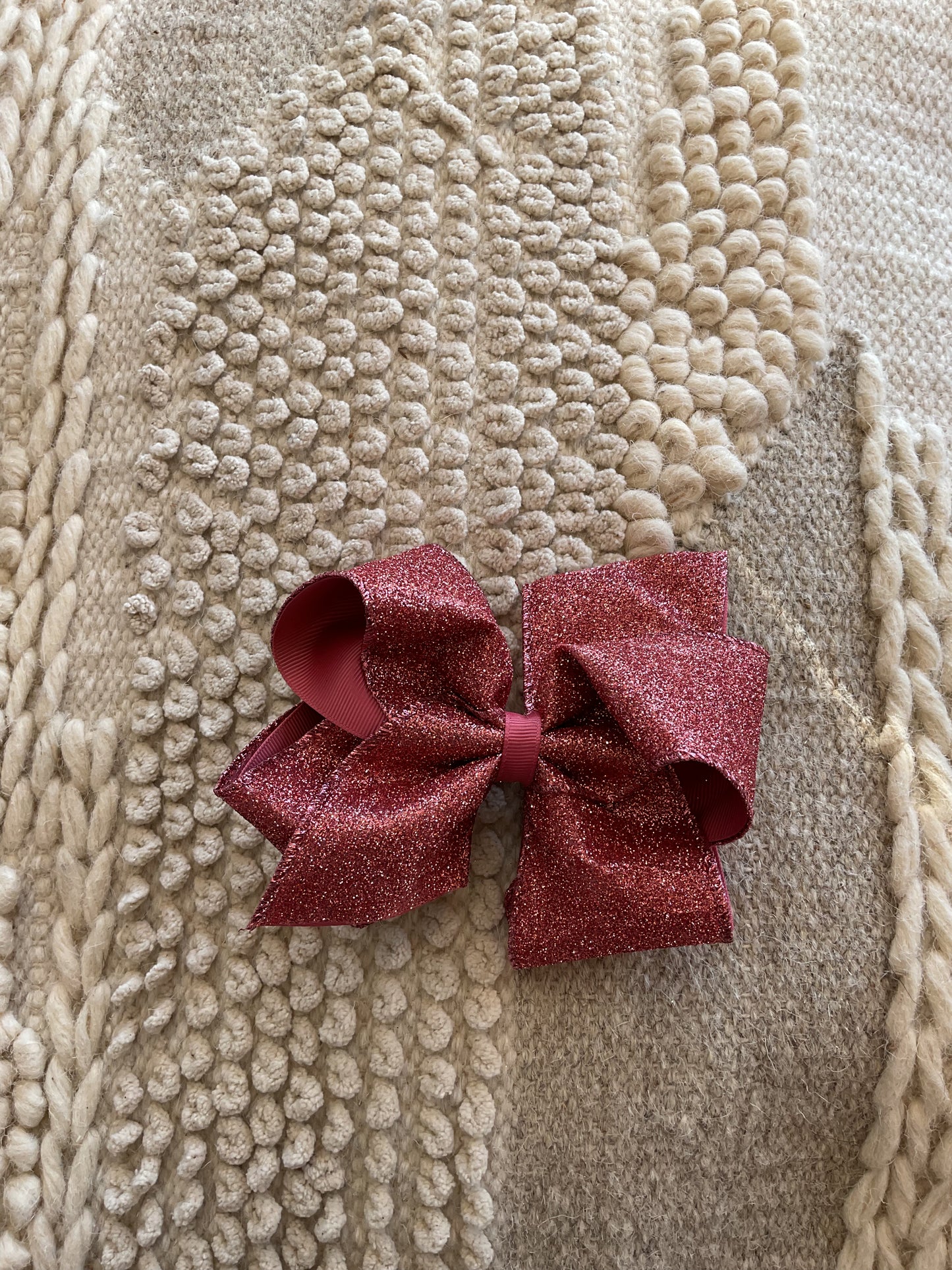 King Glitter Overlay Bows