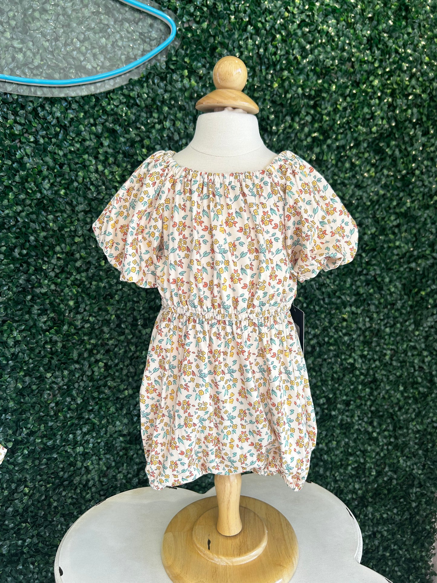 YELLOW FIELD OF FLOWERS ROMPER