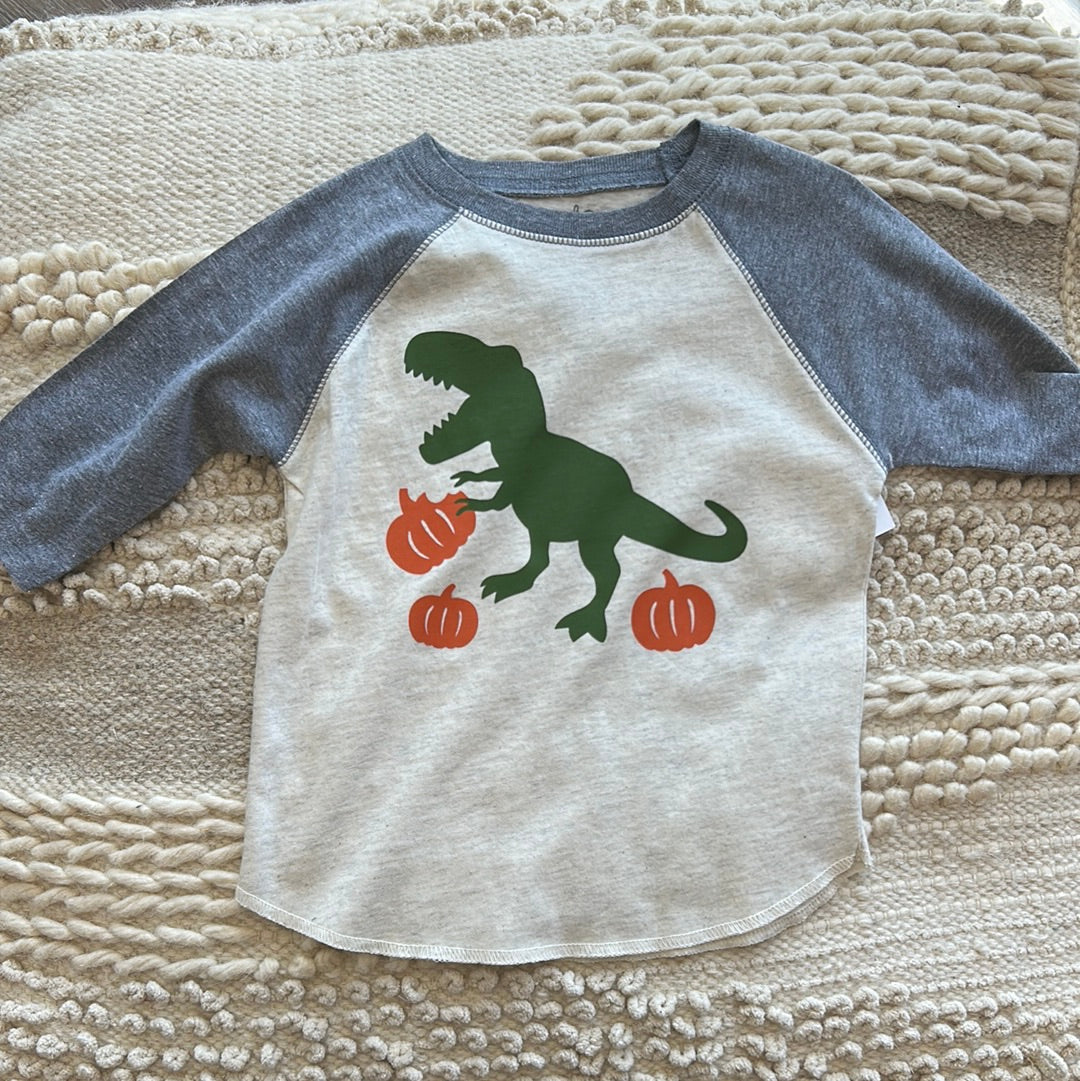 PUMPKIN DINO TEE