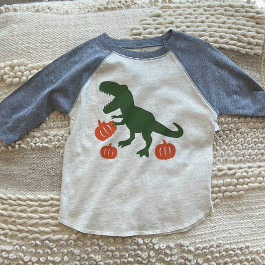 PUMPKIN DINO TEE