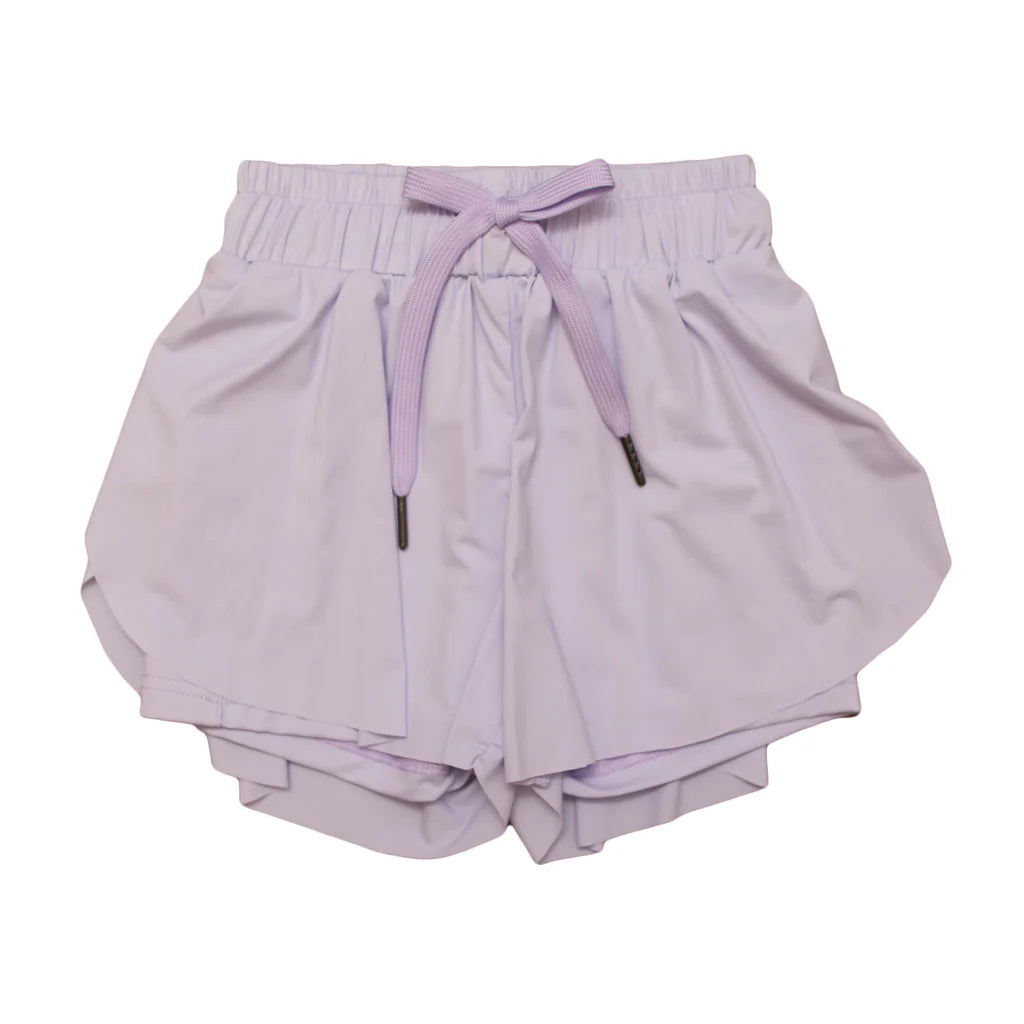 Lavender Butterfly Kids Shorts
