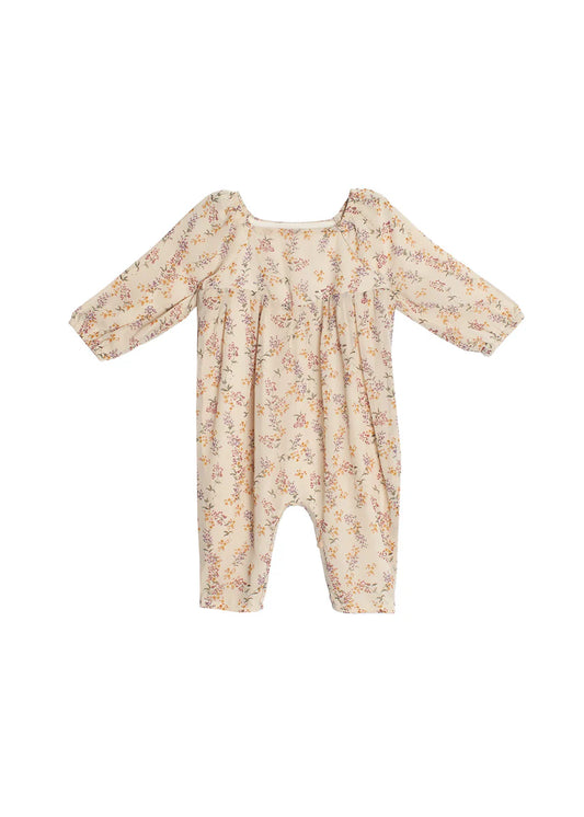 Ivory Adore Floral Romper