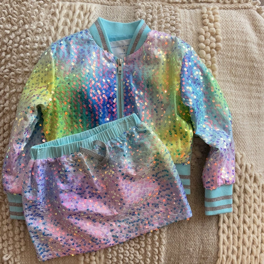 MINI SEQUIN SKIRT