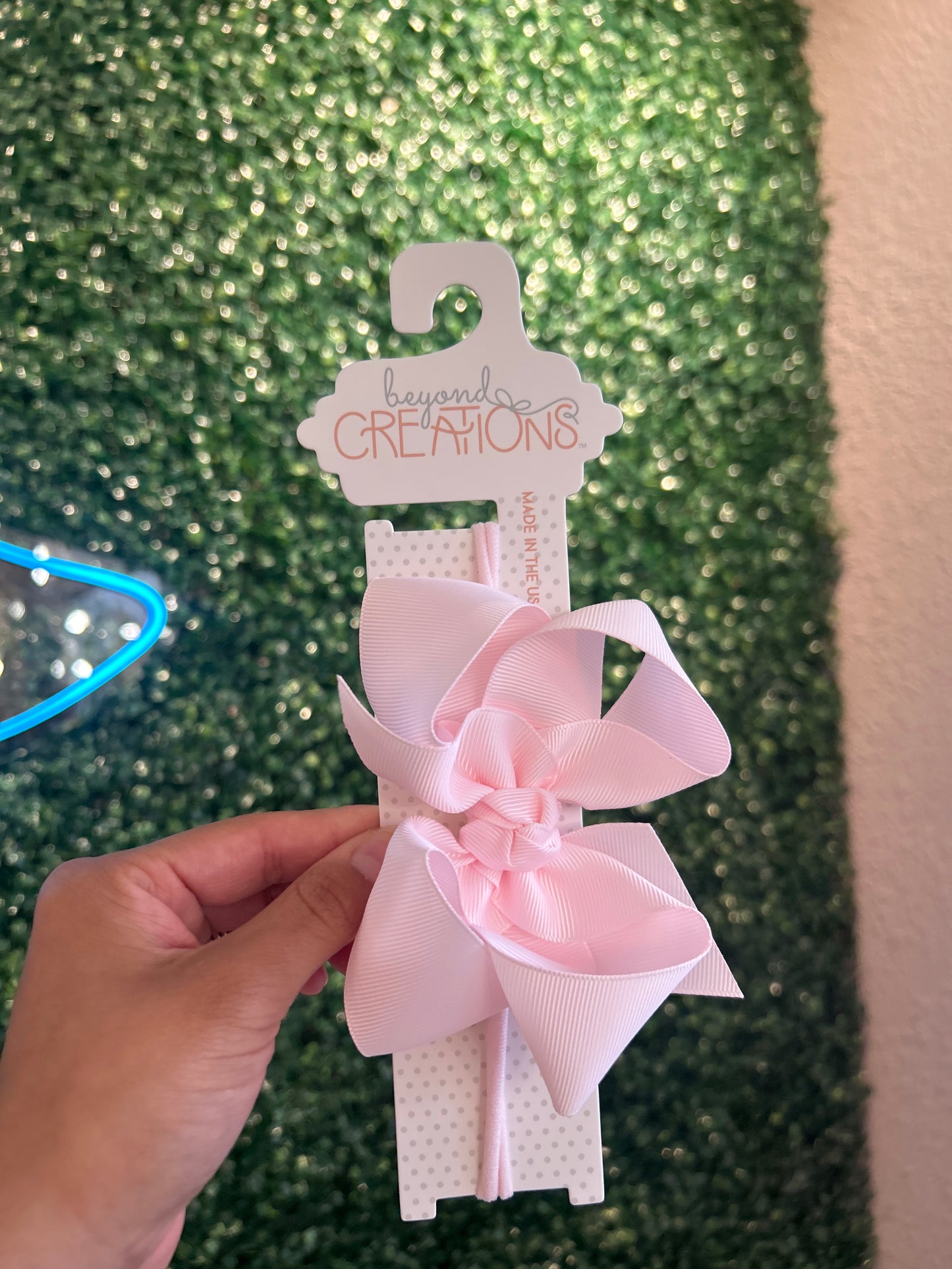 Pantyhose Headband W/ 4.5" Large Bow