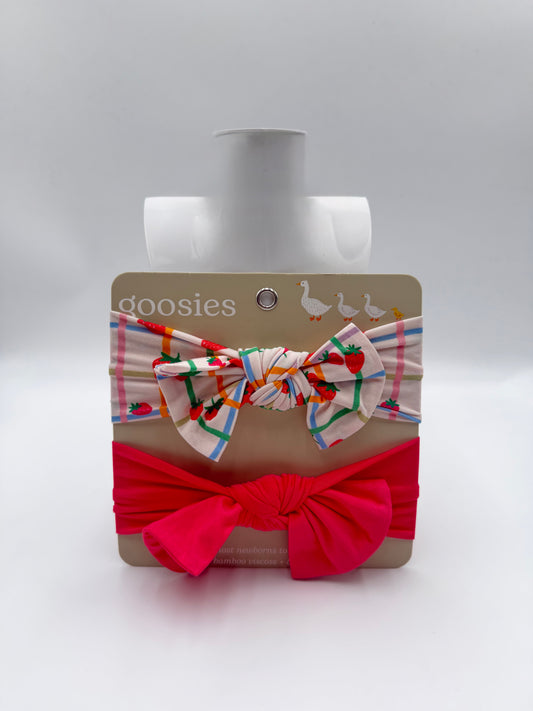 Berry Patch Headband Bow Set