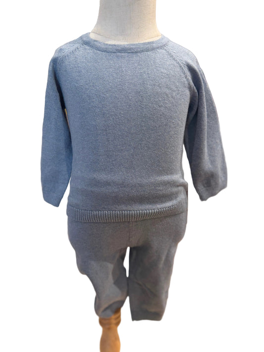 BABY BOY SOFT KNIT BABY SET