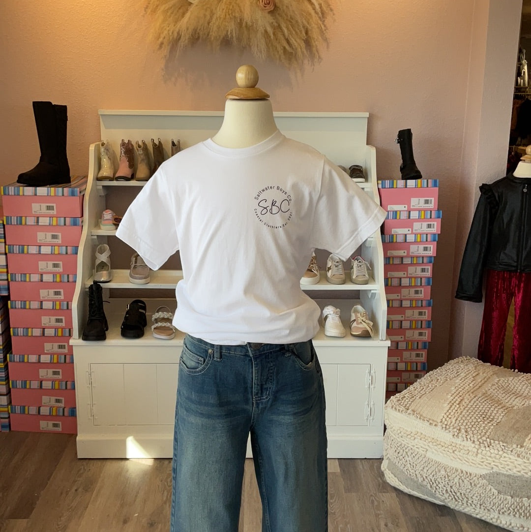 Football Short Sleeve Tee White