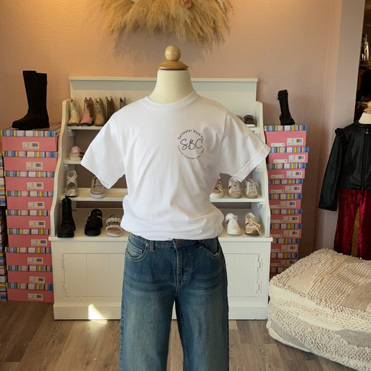 Football Short Sleeve Tee White