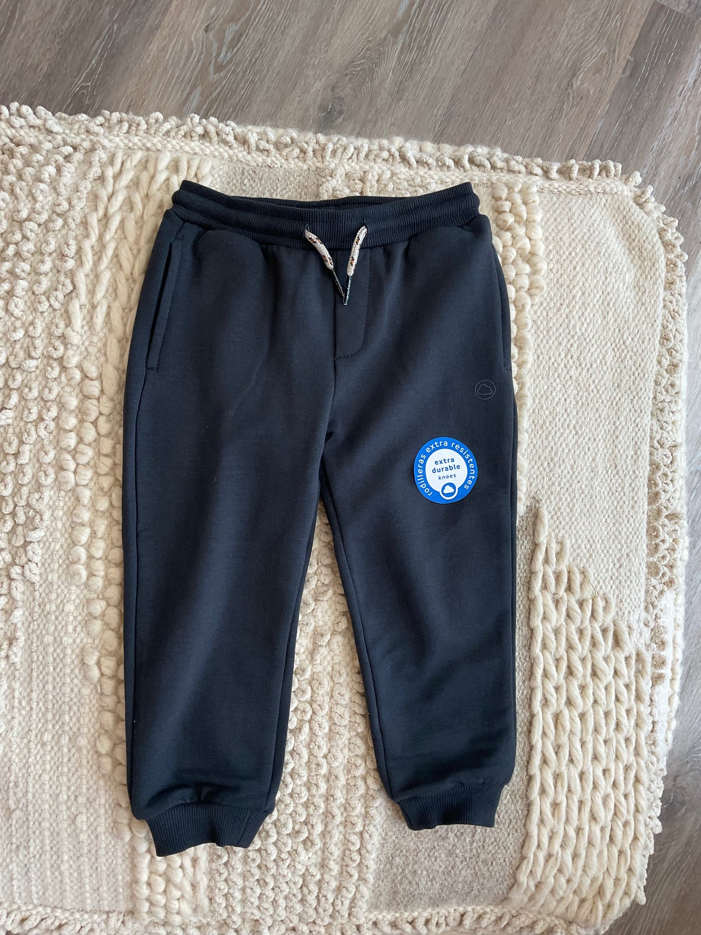 BASIC CUFFED FLEECE TROUSERS