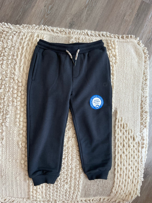 BASIC CUFFED FLEECE TROUSERS