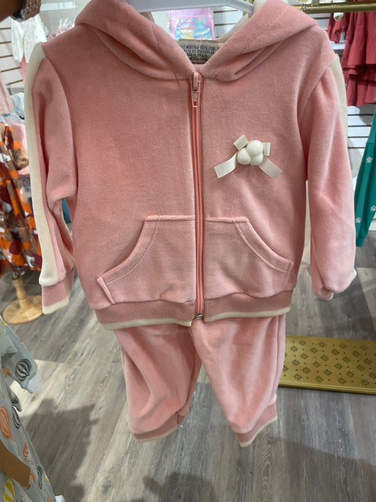PINK AND CREAM JUMPSUIT