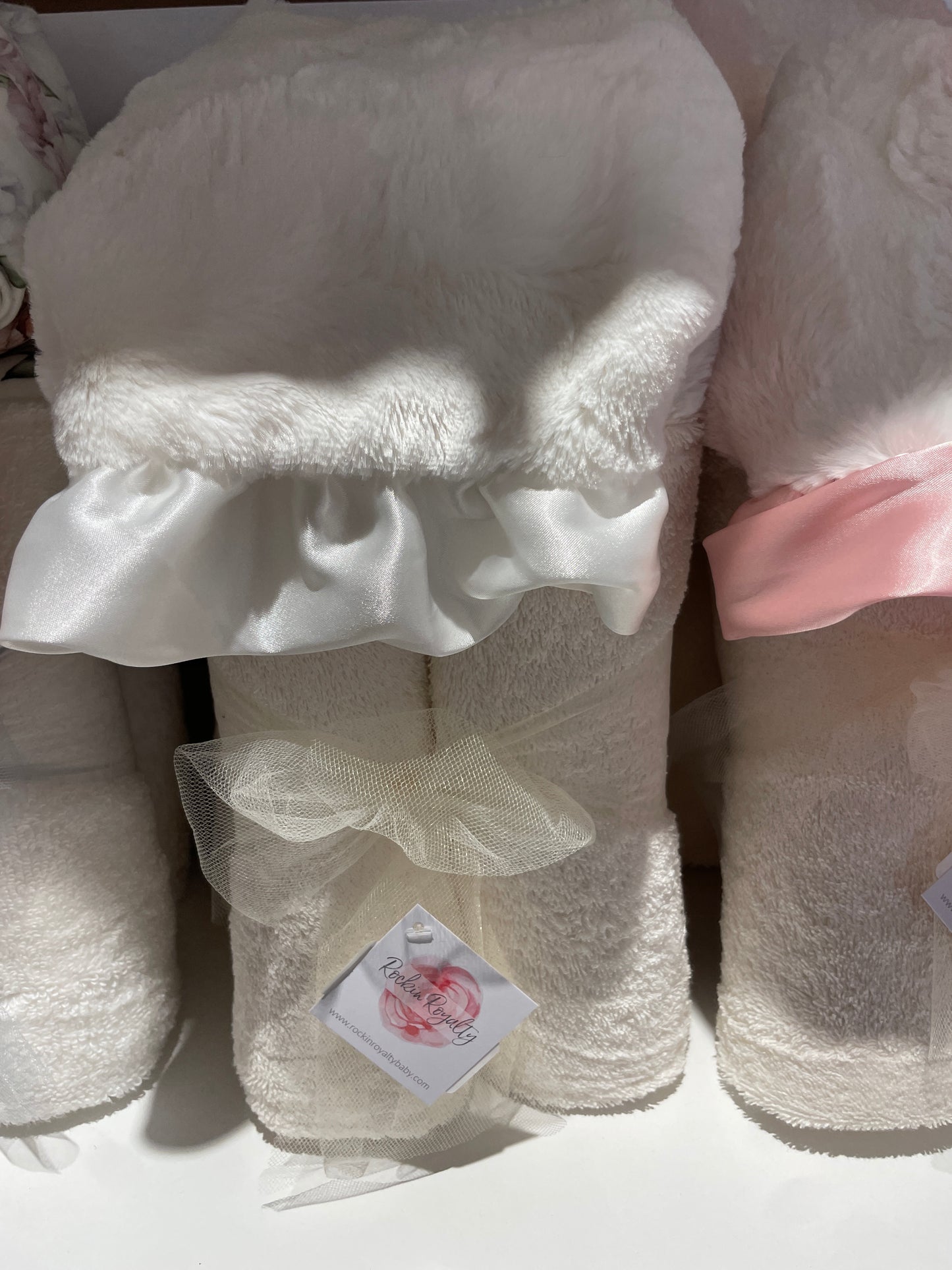 Rockin Royalty Plush Hooded Towel