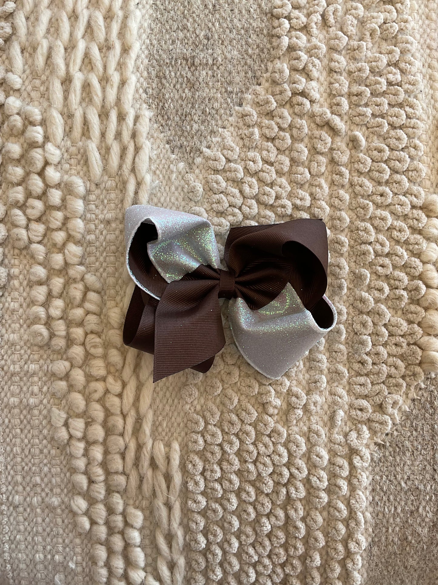 King 2Tone Gro/Glitter Bow