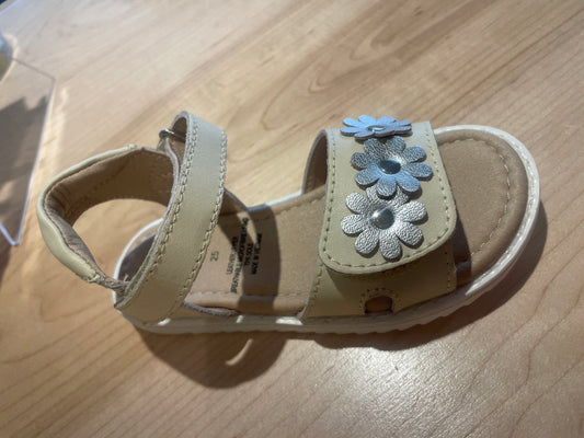 Flower Sandy Vanilla/Silver Sandals