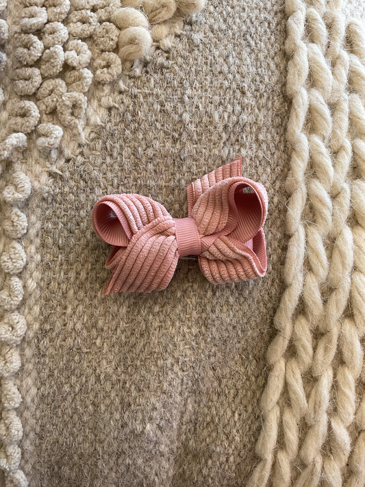 MINI CORDUROY/GG OVERLAY BOW