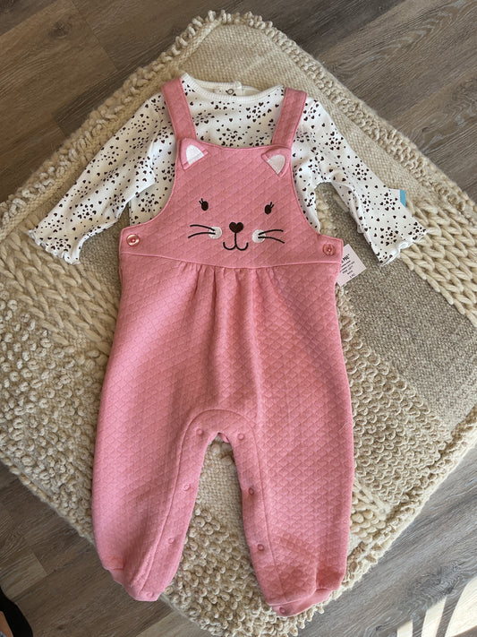 KITTY OVERALL SET