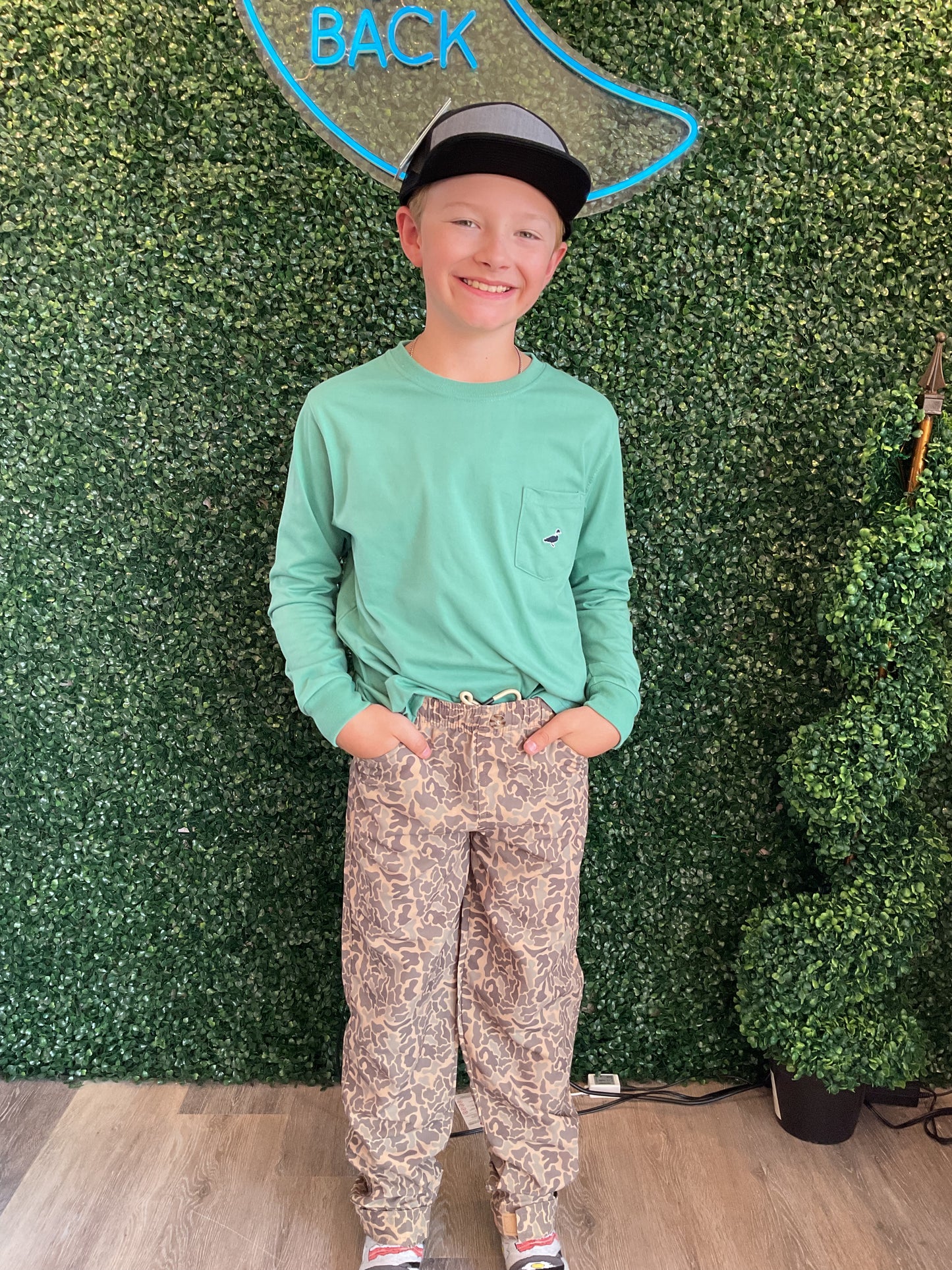 BOYS MALLARD PANT VINTAGE CAMO