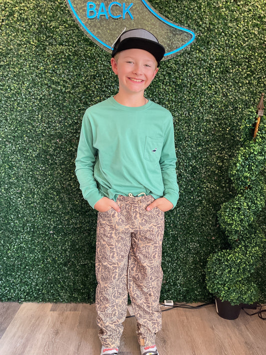 BOYS MALLARD PANT VINTAGE CAMO