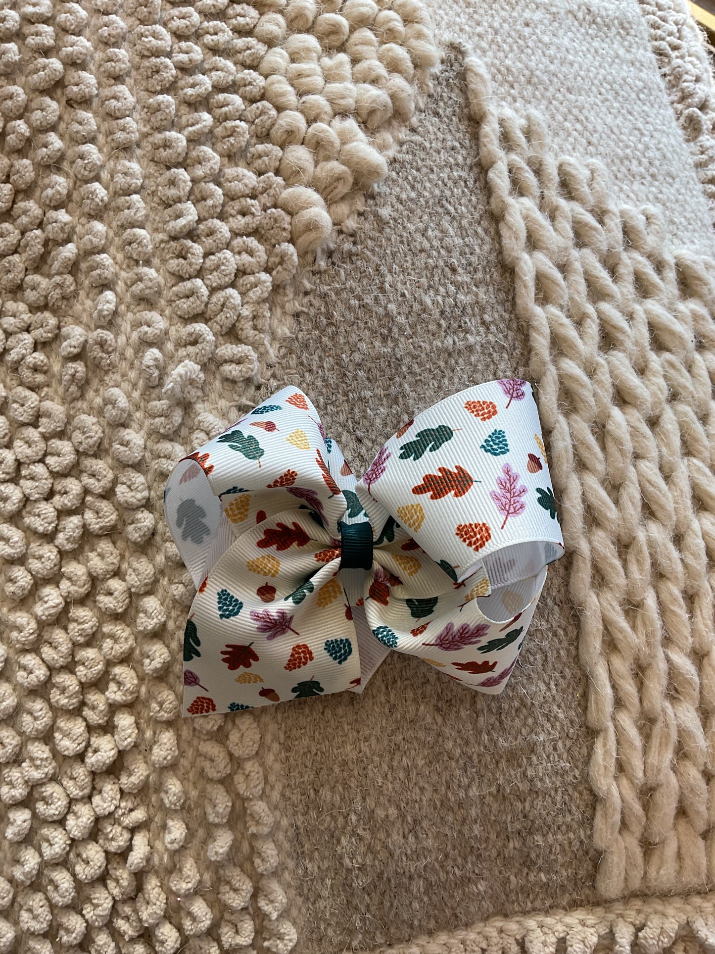 KING GG FALL PRINT BOWS