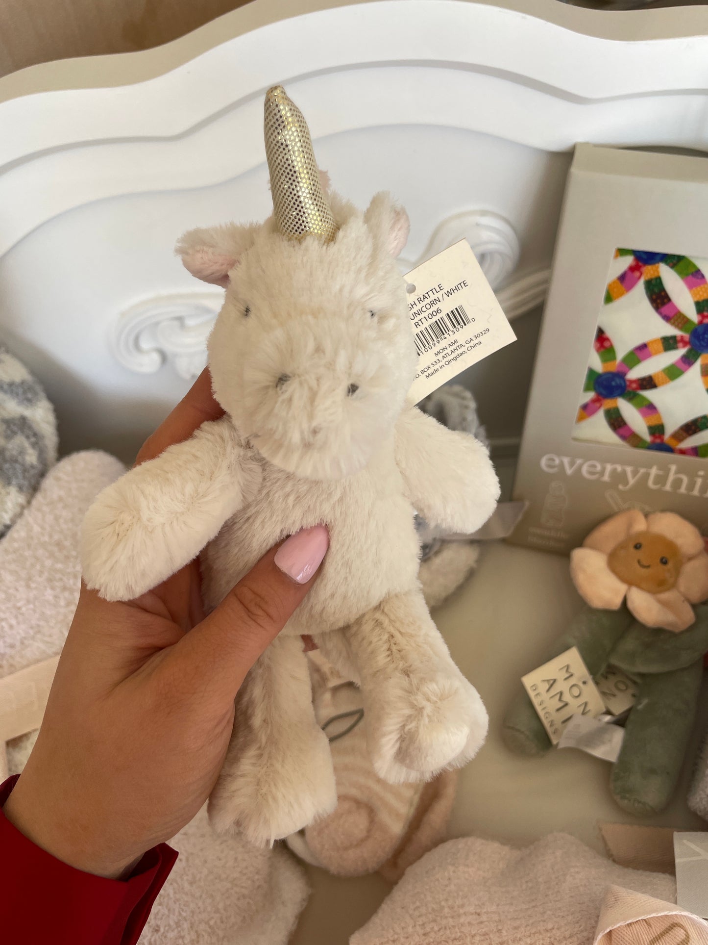 Plush Dreamy/Unicorn Rattle