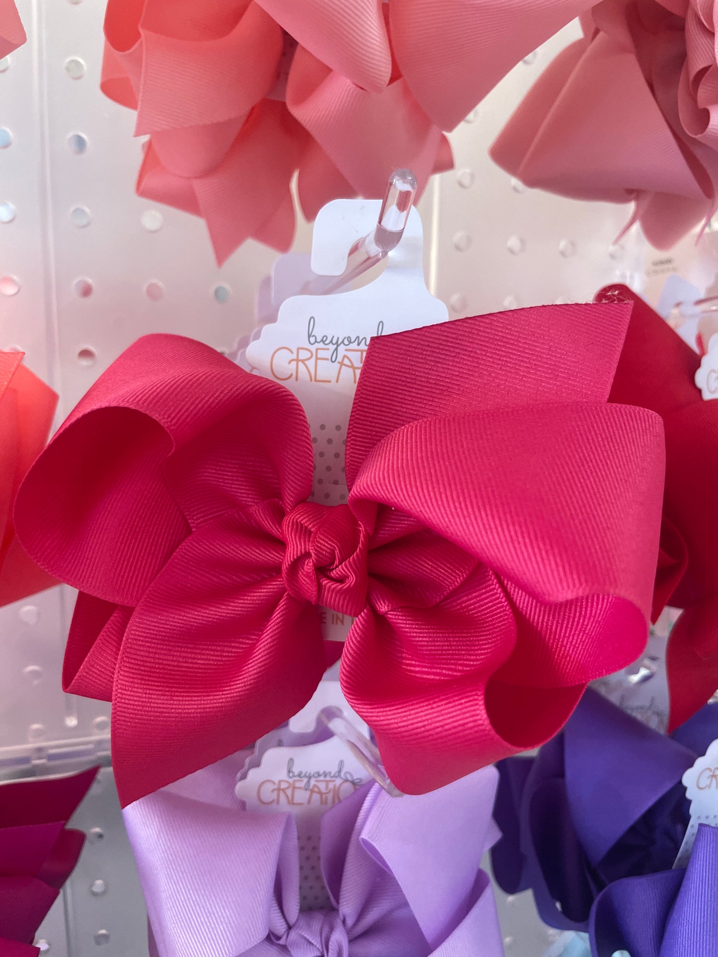 Huge Grosgrain Bow W Knot med alligator clip