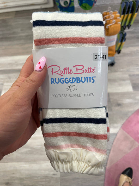 MELLOW RAINBOW PATTERNED FOOTLESS TIGHTS