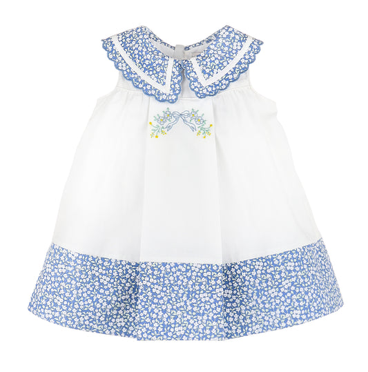 BLOOMY COLLAR DRESS