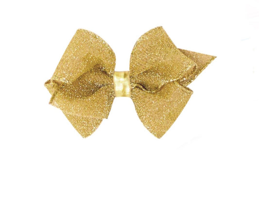 MED SPRKLE GLIM TEXTURED BOW