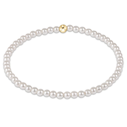 egirl Classic Pearl 3mm Bead Bracelet