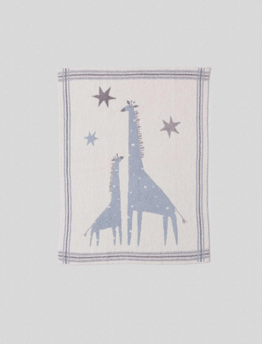 Rain Drop Giraffe Stroller Blanket