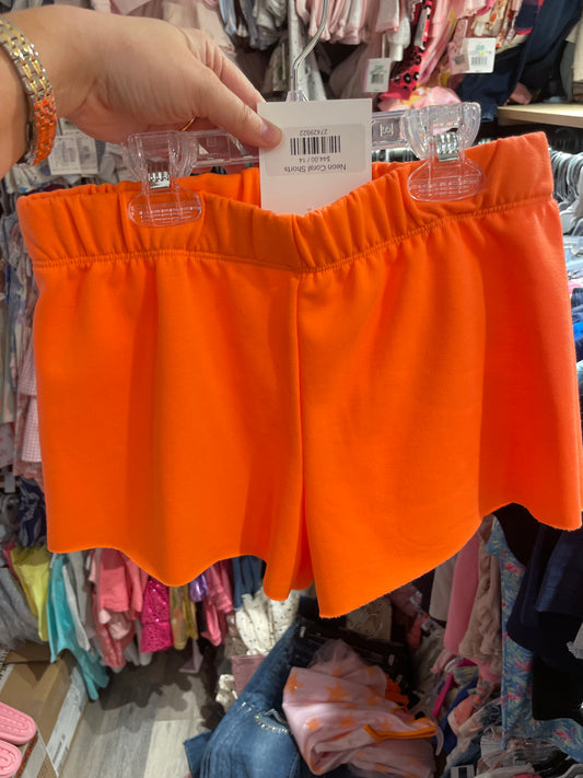 Neon Coral Shorts
