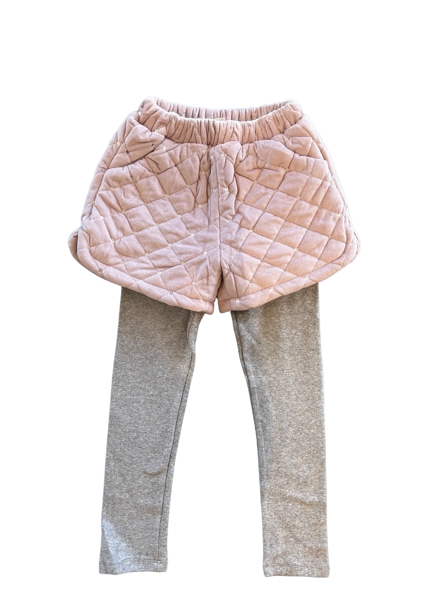 2-in-1 quilted shorts + leggings