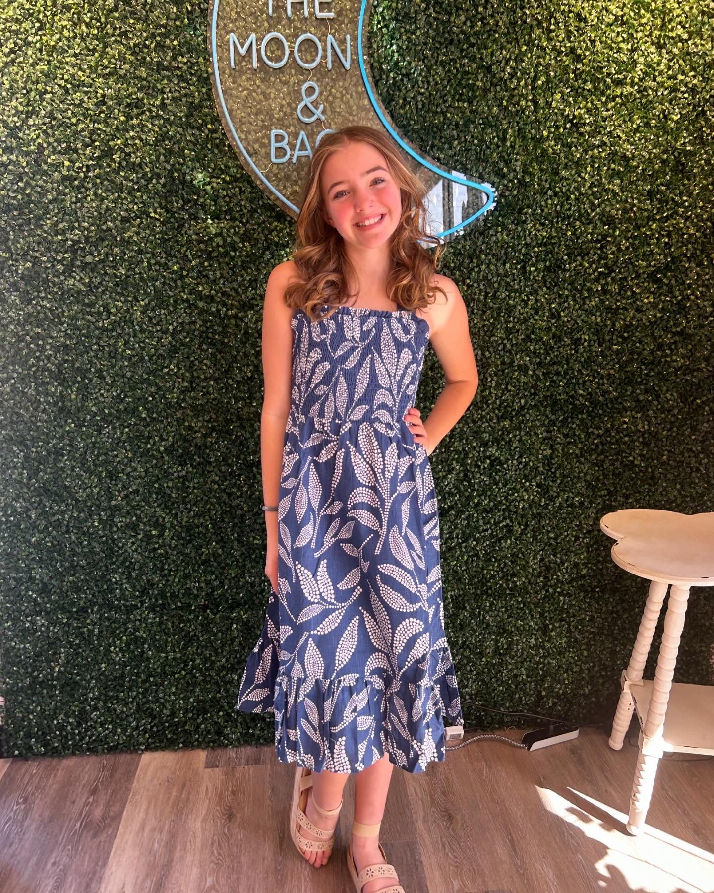 BLUE VACATION DRESS