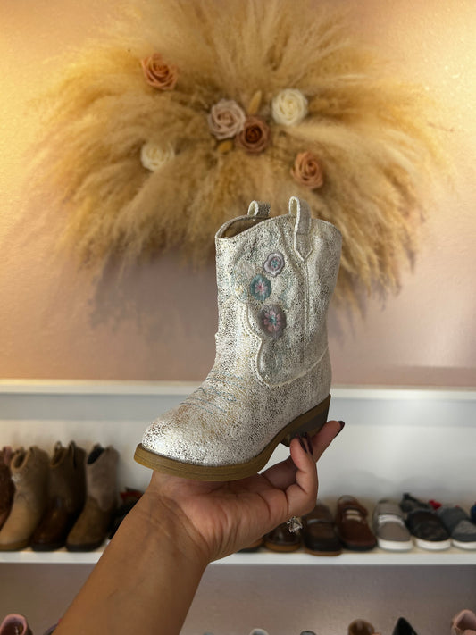 MILLER SILVER COWGIRL BOOTS