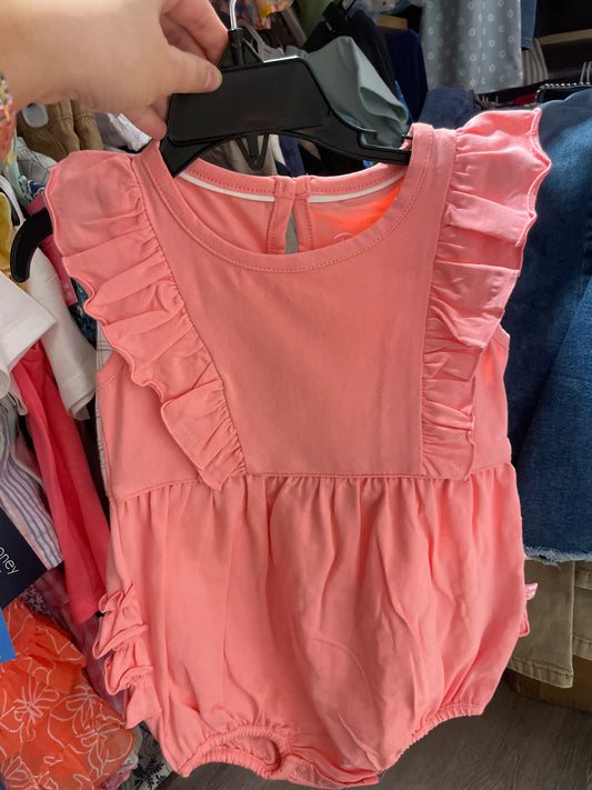 Bubblegum Pink Waterfall Romper