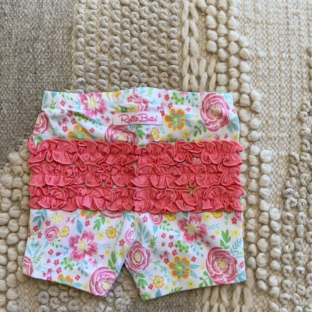 PRETTY IN PEONY RUFFLE KNIT PLAYGROUND SHORT